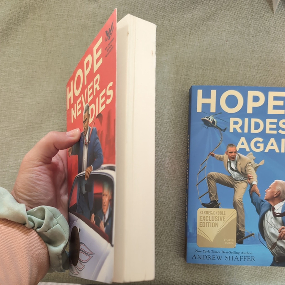 Hope Rides Again and Hope Never Dies - Obama Biden Mystery LOT by Andrew Shaffer - Picture 3 of 10